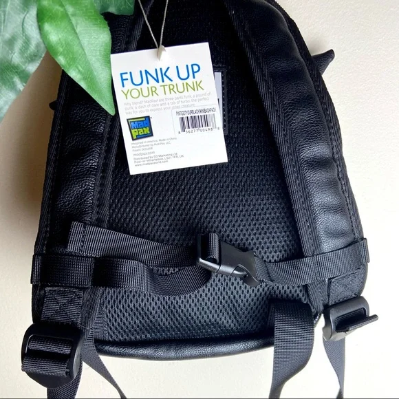 Rare Mad Pax Black Spiketus Rex Pint Mini Backpack - Picture 2 of 10